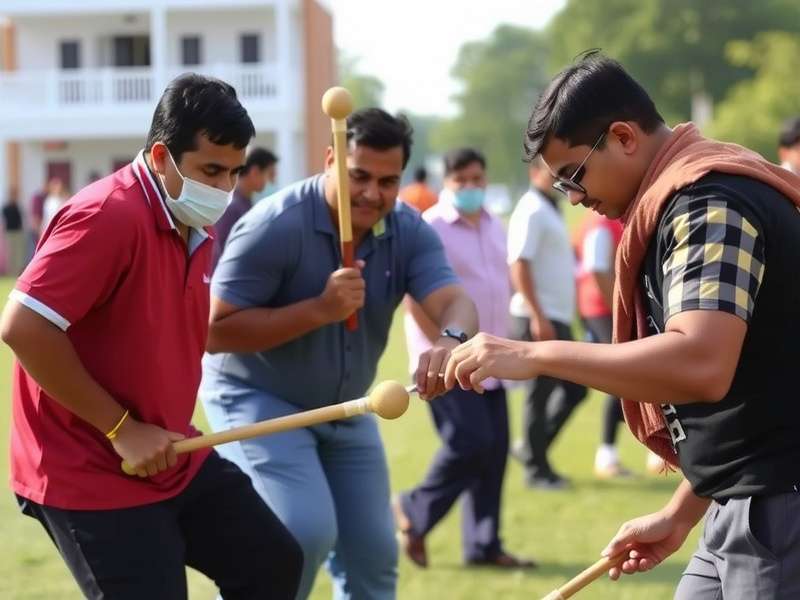 Mace Sentinel - Community Gaming Indian players of all ages playing Mace Sentinel together at a community event